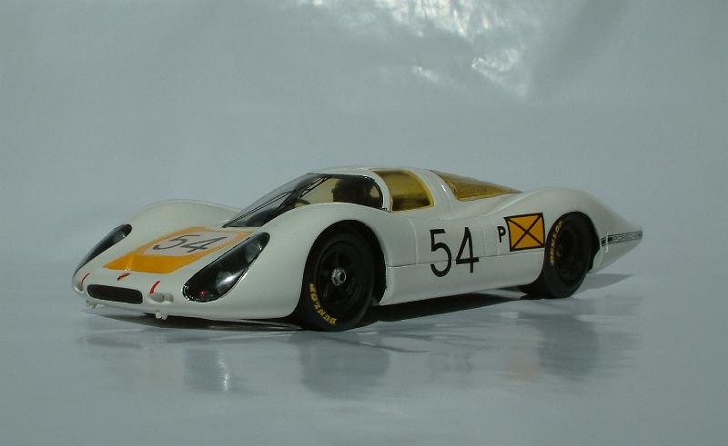 6maj08 027.JPG - Porsche 908LH 1968 Daytona winner. Modified 1/24 scale LeMans Miniatures resin kit with homemade decals.